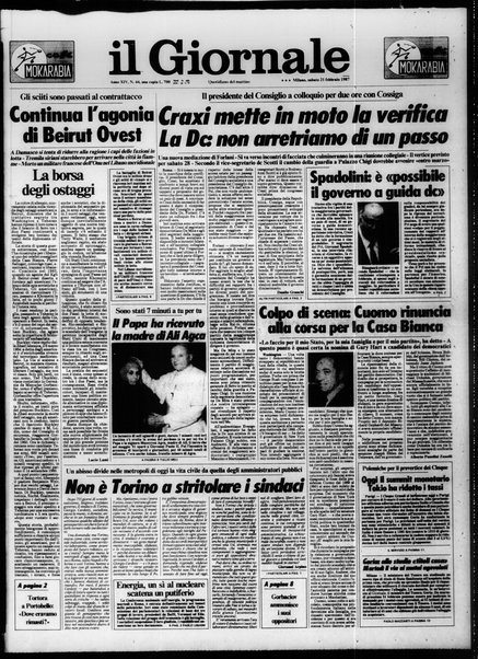 Il giornale : quotidiano del mattino